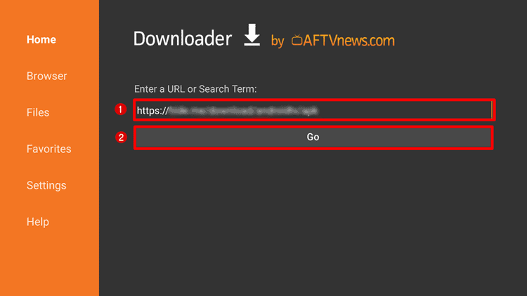 Open the Downloader app